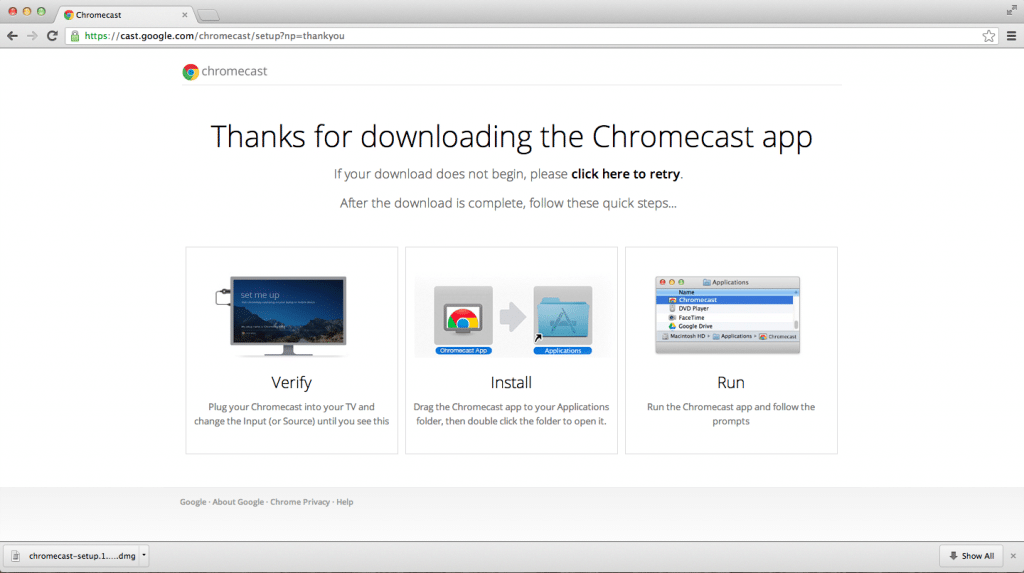 chromecast extension for mac